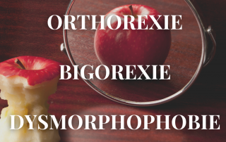 orthorexie bigorexie dysmorphphobie